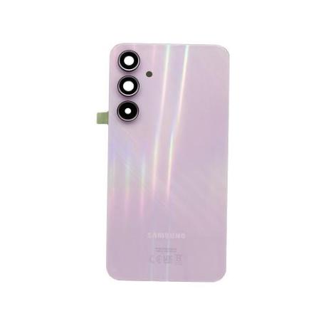 TAPA TRASERA DE BATERIA SERVICE PACK PARA  GALAXY A35 SM-A356 - CON LENTE - ROSA
