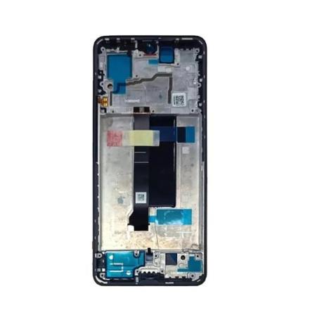 PANTALLA COMPLETA CON MARCO  REDMI NOTE 13 PRO 5G, POCO X6 - NEGRA - CALIDAD INCELL