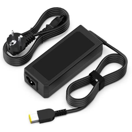 CARGADOR DE PORTATIL 65W PARA LENOVO - PUNTA AMARILLA