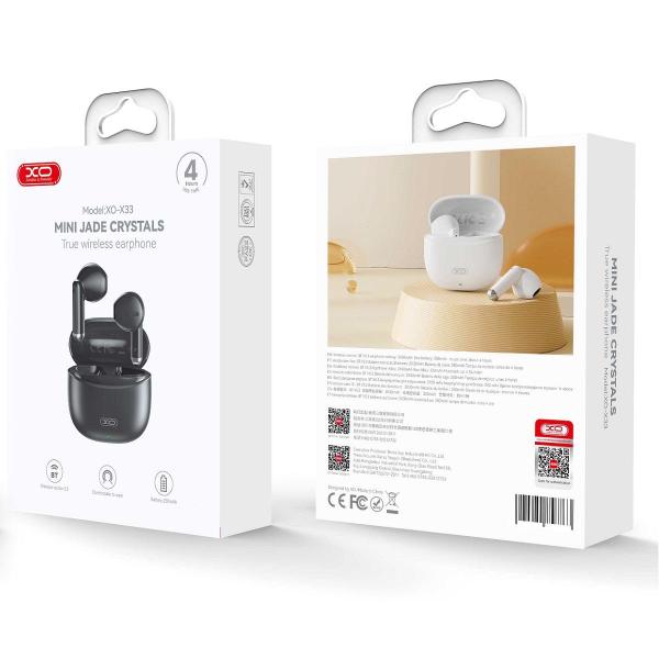 AURICULARES MANOS LIBRES BLUETOOTH XO X33 TWS - NEGRO