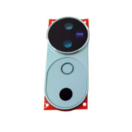 EMBELLECEDOR Y LENTE DE CAMARA TRASERA PARA  V40 V2348 - AZUL