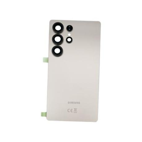 TAPA TRASERA DE BATERIA SERVICE PACK PARA  GALAXY S25 ULTRA SM-S938 - CON LENTE - GRIS (TITANIO GRIS)