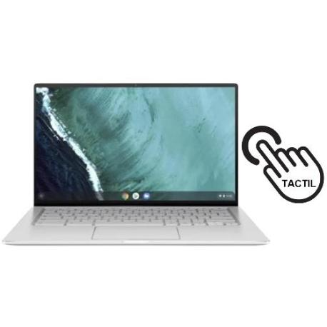 ASUS CHROMEBOOK C434T 13.3 PULGADAS , M3-8100Y 4GB  32SSD TACTIL - TECLADO QWERTY - CHROME OS - BUEN ESTADO