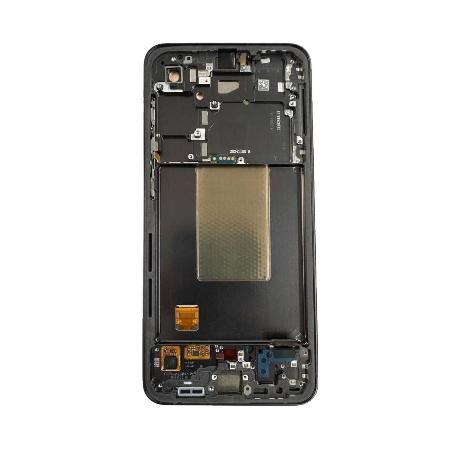 PANTALLA COMPLETA CON MARCO PARA  GALAXY S24 FE SM-S721 - NEGRA