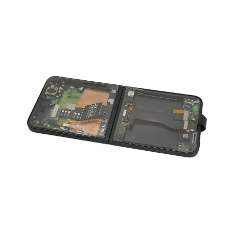 PANTALLA COMPLETA CON MARCO SERVICE PACK PARA  GALAXY Z FLIP 6 SM-F741 - NEGRA