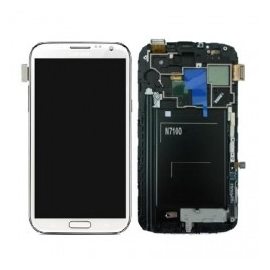 Pantalla tactil + lcd  Samsung Note 2 N7100 Ttan blanca