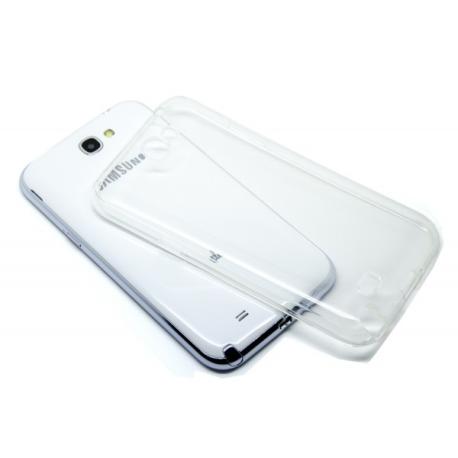 FUNDA DE SILICONA PARA EL SAMSUNG NOTE 2 N7100 TPU CASE - TRANSPARENTE