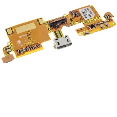 FLEX CONECTOR DE CARGA MICRO USB Y MICROFONO PARA ZTE BLADE V6