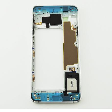 CARCASA INTERMEDIA CON LENTE DE CAMARA PARA SAMSUNG GALAXY A3  SM-A310 - VERSIÓN 2016 - BLANCA