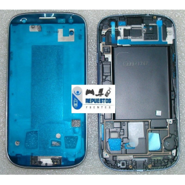 MARCO INTERMEDIO SAMSUNG GALAXY S3 I9300 CROMADO