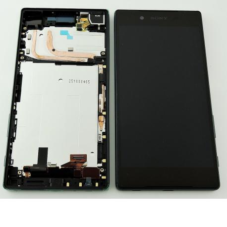 PANTALLA LCD DISPLAY + TACTIL CON MARCO ORIGINAL PARA SONY XPERIA Z5 E6603, E6653 - VERDE 