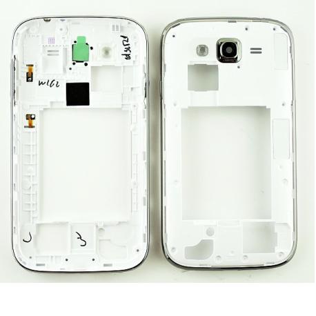 CARCASA INTERMEDIA ORIGINAL PARA SAMSUNG GALAXY GRAND NEO I9060 DUAL BLANCA - RECUPERADA