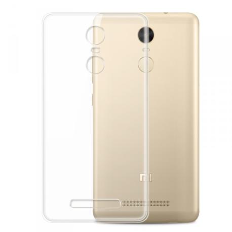 FUNDA DE SILICONA PARA EL XIAOMI REDMI NOTE 3 TPU CASE - TRANSPARENTE  