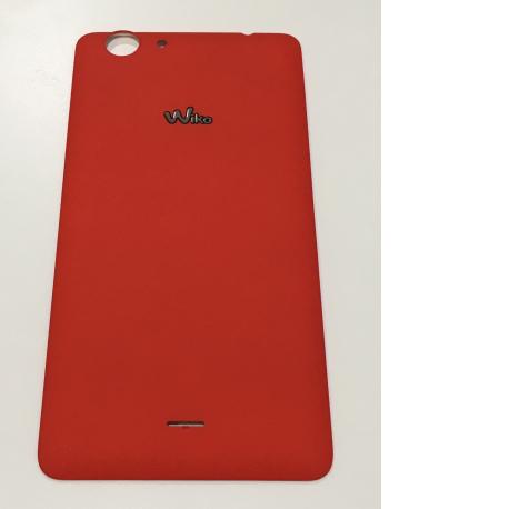 TAPA TRASERA DE BATERIA PARA WIKO PULP 4G DE 5.5" - ROJA