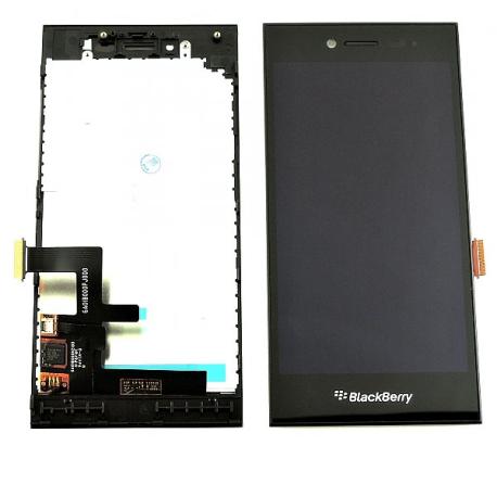 PANTALLA LCD DISPLAY + TACTIL CON MARCO PARA BLACKBERRY LEAP - NEGRA