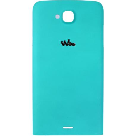 TAPA TRASERA DE BATERIA ORIGINAL PARA WIKO SLIDE - TURQUESA