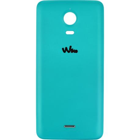 TAPA TRASERA DE BATERIA ORIGINAL PARA WIKO WAX - AZUL TURQUESA  