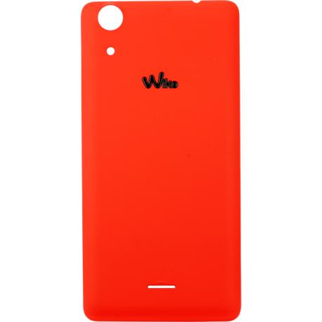 TAPA TRASERA DE BATERIA PARA WIKO RAINBOW LITE - ROJA