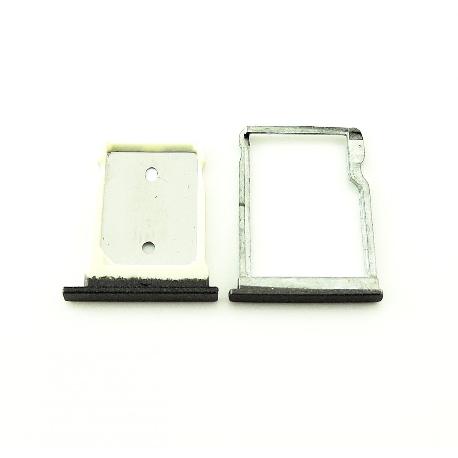 SET DE BANDEJA DE TARJETA SIM Y MICROSD PARA HTC ONE M9+ PLUS - NEGRA