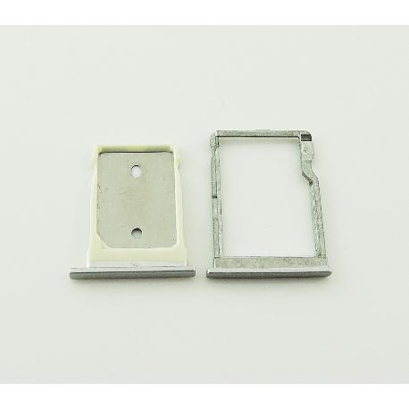 SET DE BANDEJA DE TARJETA SIM Y MICROSD PARA HTC ONE M9+ PLUS - PLATA