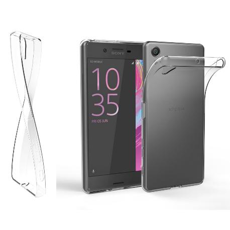 FUNDA TPU TRANSPARENTE DE SILICONA PARA SONY XPERIA X 