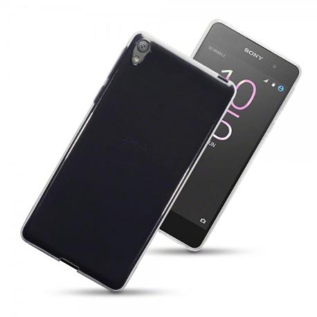 FUNDA TPU TRANSPARENTE DE SILICONA PARA SONY XPERIA E5