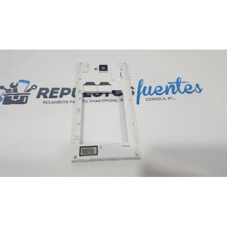 CARCASA INTERMEDIA ORIGINAL PARA QILIVE Q4034 BLANCA - RECUPERADA