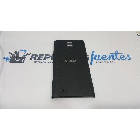 TAPA TRASERA  ORIGINAL PARA QILIVE Q4034 NEGRA - RECUPERADA