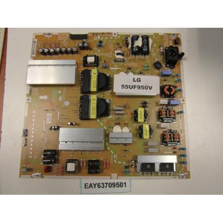 FUENTE DE ALIMENTACIÓN POWER SUPPLY TV LG 55UF950V EAY63709501