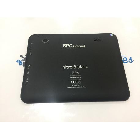 TAPA TRASERA ORIGINAL SPC INTERNET NITRO 8B (TAPA NEGRA) - RECUPERADA