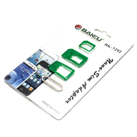 ADAPTADOR NANO SIM A MICROSIM O NORMAL SIM