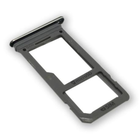 BANDEJA TARJETA SIM Y SD PARA SAMSUNG GALAXY S8 G950F - NEGRA