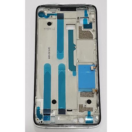 CARCASA FRONTAL DE LCD PARA ALCATEL IDOL 4 6055 - PLATA