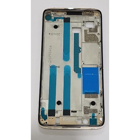 CARCASA FRONTAL DE LCD PARA ALCATEL IDOL 4 6055 - ORO