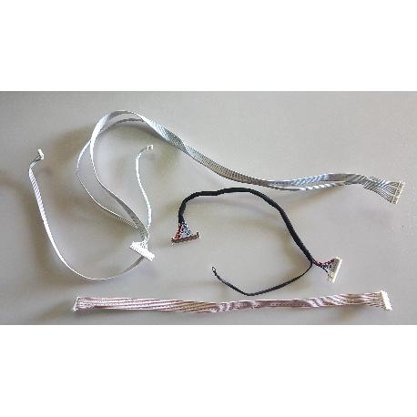 SET DE CABLES ORIGINAL TV NORDMENDE LCDTV N325LD - RECUPERADO