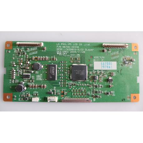 PLACA T-CON BOARD TV PHILIPS 42PF5522D/12 6870C-0223A - RECUPERADA
