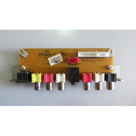 MODULO CONEXION AV JACK TV SCHONTECH SFX4206PL 17FAV15-2 - RECUPERADO