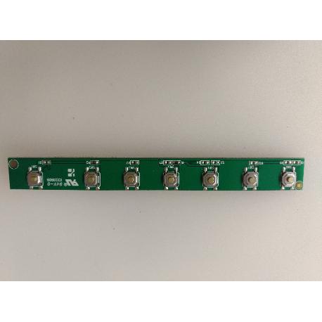 BOTONERA TV INVES LED-3914FHD GR T15.023210-03R VER1.0 CX-3210-8.4.3KEY - RECUPERADA