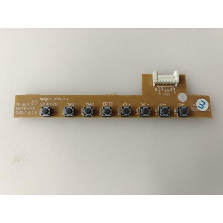 BOTONERA BUTTON BOARD TV LG 32LX2R 6870TC91E11 - RECUPERADA