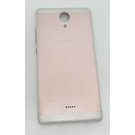 TAPA TRASERA ORIGINAL PARA WIKO U FEEL LITE ROSA - RECUPERADA