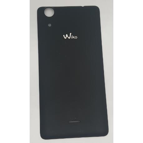 TAPA TRASERA ORIGINAL PARA WIKO RAINBOW LITE NEGRA - RECUPERADA