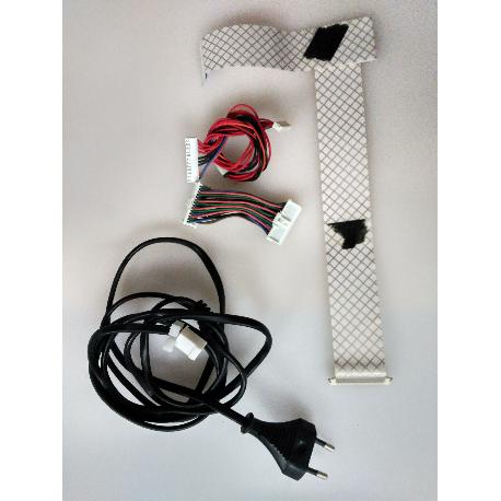 SET DE CABLES ORIGINAL PARA TV OKI V26C-PHTUVI - RECUPERADO