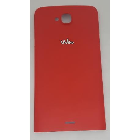 TAPA TRASERA DE BATERIA ORIGINAL PARA WIKO SLIDE - ROJA