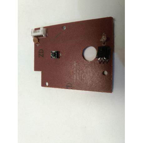 PLACA BOTON DE ENCENDIDO Y RECEPTOR IR TV3203-ZC25-01(D) PARA TV BELSON BSV-4289 - RECUPERADA