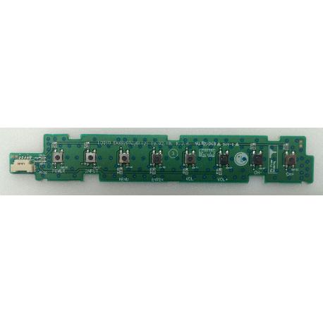 MODULO DE BOTONES EAX62074301(2) TV LG 42LE4500 - RECUPERADO