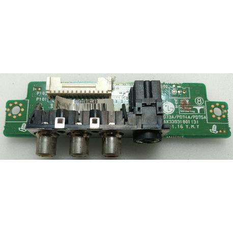 MODULO DE CONEXIÓN AV EBT34802302 PARA TV LG 50PC55-ZB - RECUPERADO