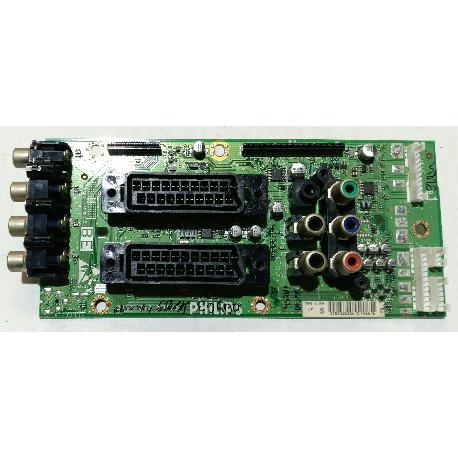 PLACA CONEXIÓN AV SCART 3104 313 60525 PARA TV PHILIPS 32PF9641D/10 - RECUPERADA