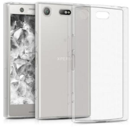 FUNDA GEL SILICONA PARA SONY XPERIA XZ1 COMPACT - TRANSPARENTE