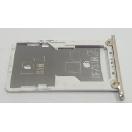 SOPORTE BANDEJA DUAL SIM + SD  PARA XIAOMI REDMI NOTE 3 DORADO