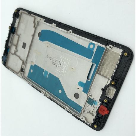 CARCASA FRONTAL DE LCD PARA HUAWEI Y6 2017 - NEGRA